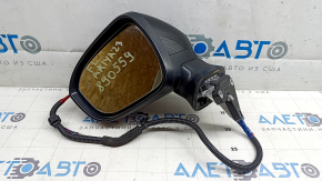 Left side mirror assembly Nissan Ariya 23-25, 9 pins, black, heated, BSM