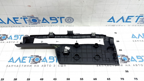 Inner rear left door sill trim for Kia Sorento 21-25 HEV, PHEV, black, scratches