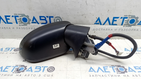 Right side mirror assembly for Nissan Ariya 23-25, 9 pins, black, heated, BSM, scratches