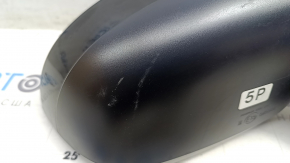 Right side mirror assembly for Nissan Ariya 23-25, 9 pins, black, heated, BSM, scratches