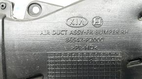 Front bumper air duct right Kia Sorento 21-24 HEV, PHEV type 1