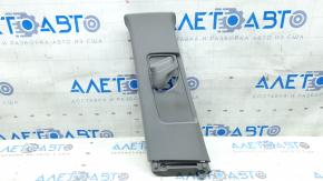 Left center pillar trim, upper belt, Toyota Camry v55 15-17 USA, gray, scratched
