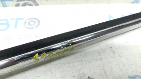 Molding door-glass center rear right chrome Toyota Camry v55 15-17 usa bumps, scratches