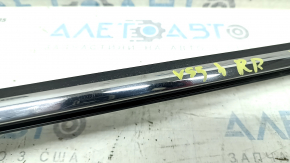 Molding door-glass center rear right chrome Toyota Camry v55 15-17 usa bumps, scratches