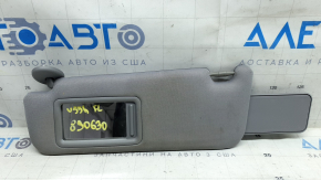 Left visor for Toyota Camry V55 15-17 USA, gray, without hook, for cleaning