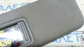 Left visor for Toyota Camry V55 15-17 USA, gray, without hook, for cleaning
