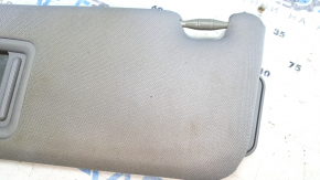 Left visor for Toyota Camry V55 15-17 USA, gray, without hook, for cleaning