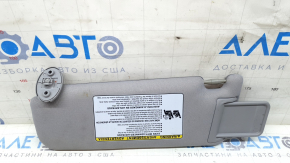 Right visor for Toyota Camry v55 15-17 USA, gray, without hook, for cleaning