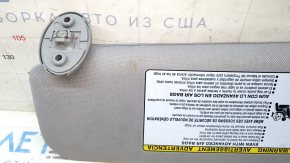 Right visor for Toyota Camry v55 15-17 USA, gray, without hook, for cleaning