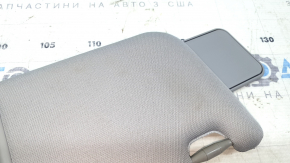 Right visor for Toyota Camry v55 15-17 USA, gray, without hook, for cleaning