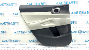 Door trim panel rear left Kia Sorento 21-25 HEV, PHEV black with gray without curtain