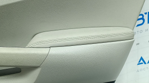 Door trim panel, rear right, Kia Sorento 21-25 HEV, PHEV, black with gray, without curtain, with armrest, gray leather, with graphite insert, with handle, needs cleaning, scratches