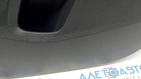 Door trim panel, rear right, Kia Sorento 21-25 HEV, PHEV, black with gray, without curtain, with armrest, gray leather, with graphite insert, with handle, needs cleaning, scratches