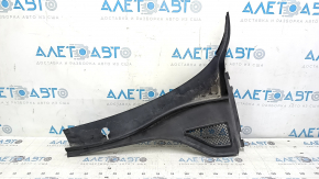 Left plastic windshield wiper grille for VW Passat B8 16-19 USA, seal has dried out