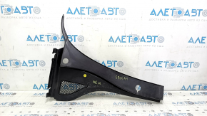 Left plastic windshield wiper grille for VW Passat B8 16-19 USA, seal has dried out