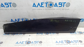 Lower rear right door trim for Nissan Ariya 23-25, gloss black, dented, cracked, scratched