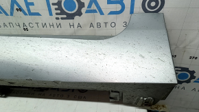 Right threshold Toyota Camry v55 15-17 USA silver, with absorber, worn, scratches, chips