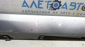 Right threshold Toyota Camry v55 15-17 USA silver, with absorber, worn, scratches, chips