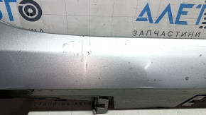 Right threshold Toyota Camry v55 15-17 USA silver, with absorber, worn, scratches, chips