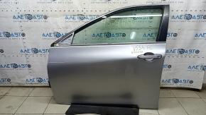 Front left door assembly for Toyota Camry v55 15-17 USA, silver 1J9, dents, scratches
