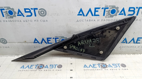 Left Nissan Ariya 23-25 rear fender triangle cap with black molding, scratches