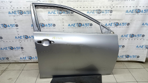 Bare front right door Toyota Camry v55 15-17 USA, silver 1J9, dents, scratches