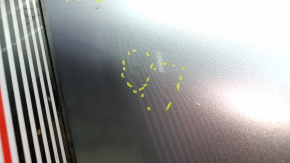 Bare front right door Toyota Camry v55 15-17 USA, silver 1J9, dents, scratches