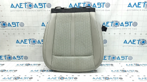 Kia Sorento 21-24 driver's seat cushion upholstery, perforated, gray leather, heated, needs cleaning, wrinkled
