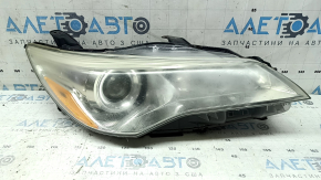 Toyota Camry v55 15-17 front right headlight, bare, USA LE/XLE, halogen, polishable