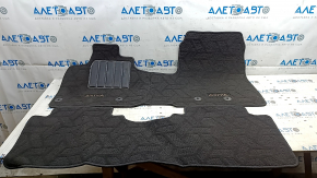 Set of floor mats for Nissan Ariya 23-25, black cloth