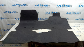 Set of floor mats for Nissan Ariya 23-25, black cloth