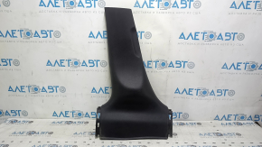Acura ILX 13-15 lower left center pillar trim, black, worn