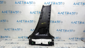 Acura ILX 13-15 lower left center pillar trim, black, worn
