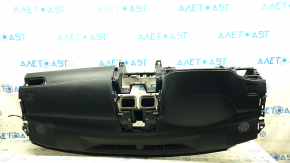 Front dashboard without airbag for Toyota Camry v55 15-17 USA, black, white stitching