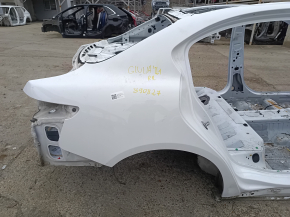 Alfa Romeo Giulia 17-25 rear right quarter wing on the body, blue, painted, non-factory hole