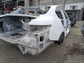 Alfa Romeo Giulia 17-25 rear right quarter wing on the body, blue, painted, non-factory hole