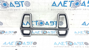 Kia Sorento 21-24 HEV, PHEV gray front panel center trim, under deflectors