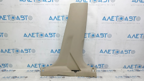 Nissan Rogue 14-20 lower right center pillar trim, beige, without cap, worn