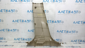 Nissan Rogue 14-20 lower right center pillar trim, beige, without cap, worn