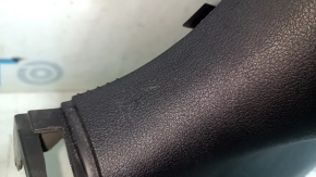 Black center pillar trim, lower left, 13-15 Acura ILX, scratches