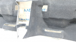 Rear floor covering for Toyota Camry v55 15-17 usa, black, for cleaning