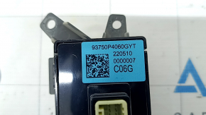 Kia Sorento 21-23 HEV gray dashboard button block for electric tailgate