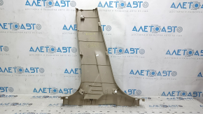 Center pillar trim lower right Nissan Rogue 14-20 beige, scratches