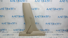 Nissan Rogue 14-20 lower left center pillar trim, beige, with plug, scratched