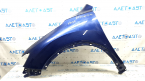 Nissan Rogue 14-20 front left fender blue RBY