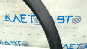 Front left fender arch trim for Nissan Rogue 14-20: structure, scratches, broken fasteners