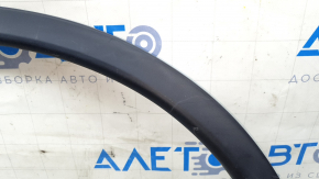 Front left fender arch trim for Nissan Rogue 14-20: structure, scratches, broken fasteners
