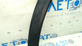 Front left fender arch trim for Nissan Rogue 14-20: structure, scratches, broken fasteners