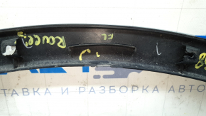 Front left fender arch trim for Nissan Rogue 14-20: structure, scratches, broken fasteners