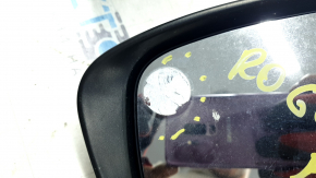 Left side mirror assembly for Nissan Rogue 17-20, 15 pins, blue, heated, turn signal, camera, glued